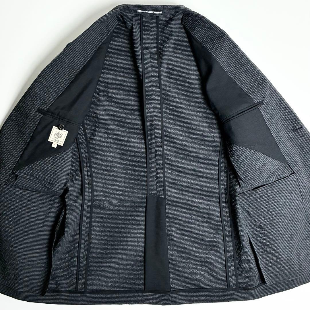 【極美品】ジェイプレス/トラベラーズストレッチシアサッカージャケット/春夏/L