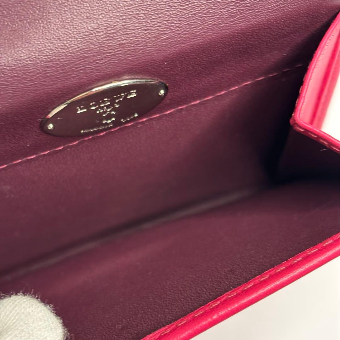 希少♡ヴィンテージLOEWE ロエベWホックナッパレザー折り財布