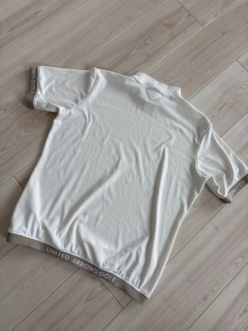 K*i様 UNITED ARROWS GOLF ホワイトモックネックシャツXL