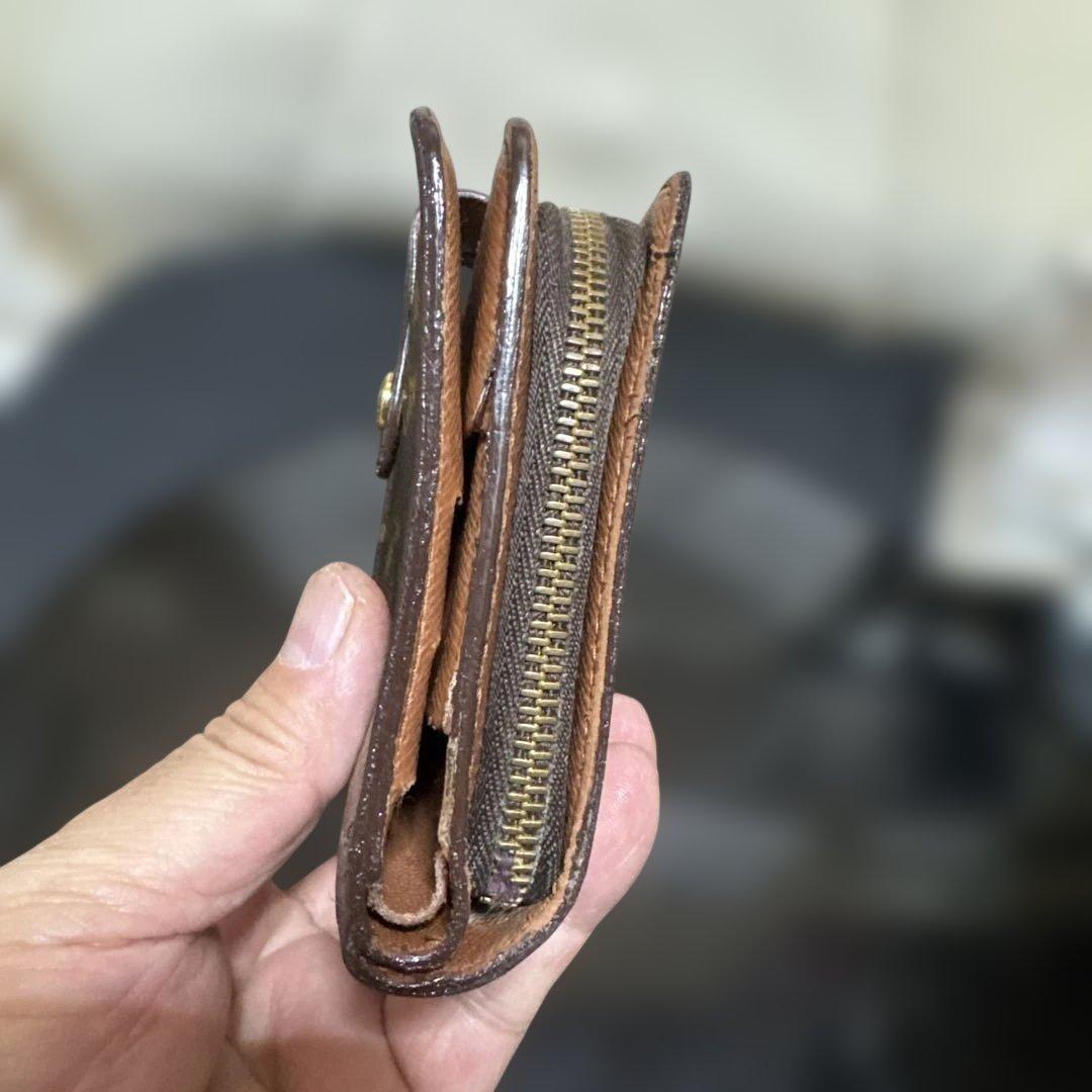 ①☆良品☆モノグラム♪コンパクトジップ 折り財布
