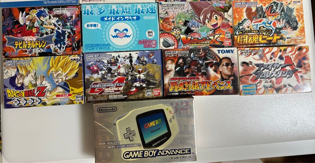 ゲームボーイアドバンス本体＆ゲームボーイアドバンスソフト【40本】まとめ売り