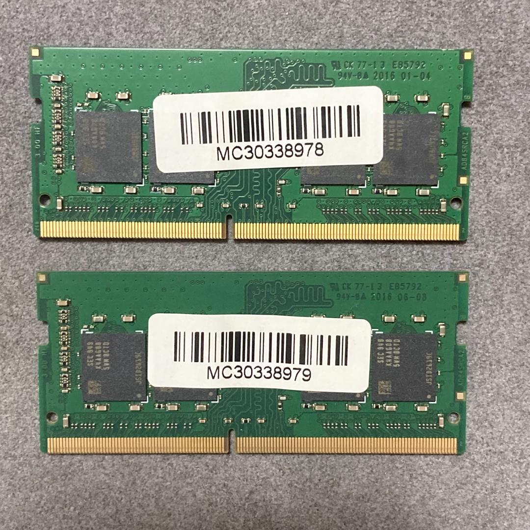 と*し様 16GB×2枚セット 計32GB PC4-2666V ジャンク