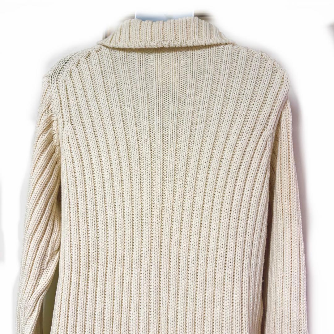 【美品】yohji yamamoto ヨウジヤマモト　ロングニット　ジャケット