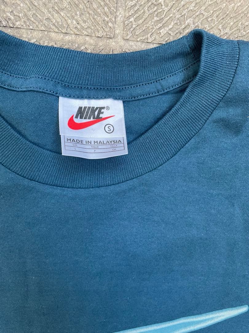 90s 00s NIKE Tシャツ スウォッシュロゴ ナイキ y2k 円堂守