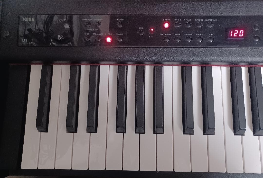 korg D1 電子ピアノ　ペダル付き　2022年モデル