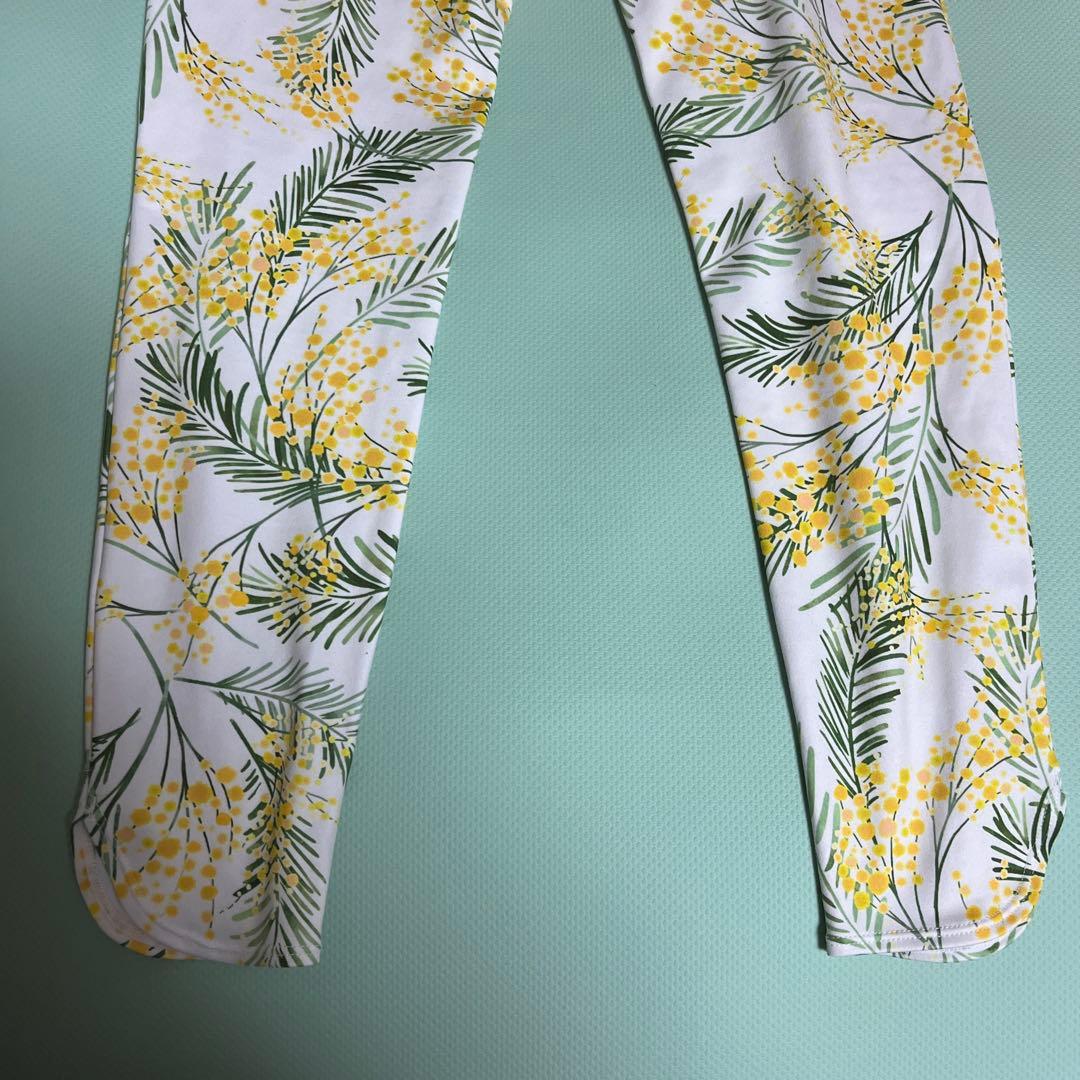 SUKALA 、ミモザ花柄ストレッチレギンス　M