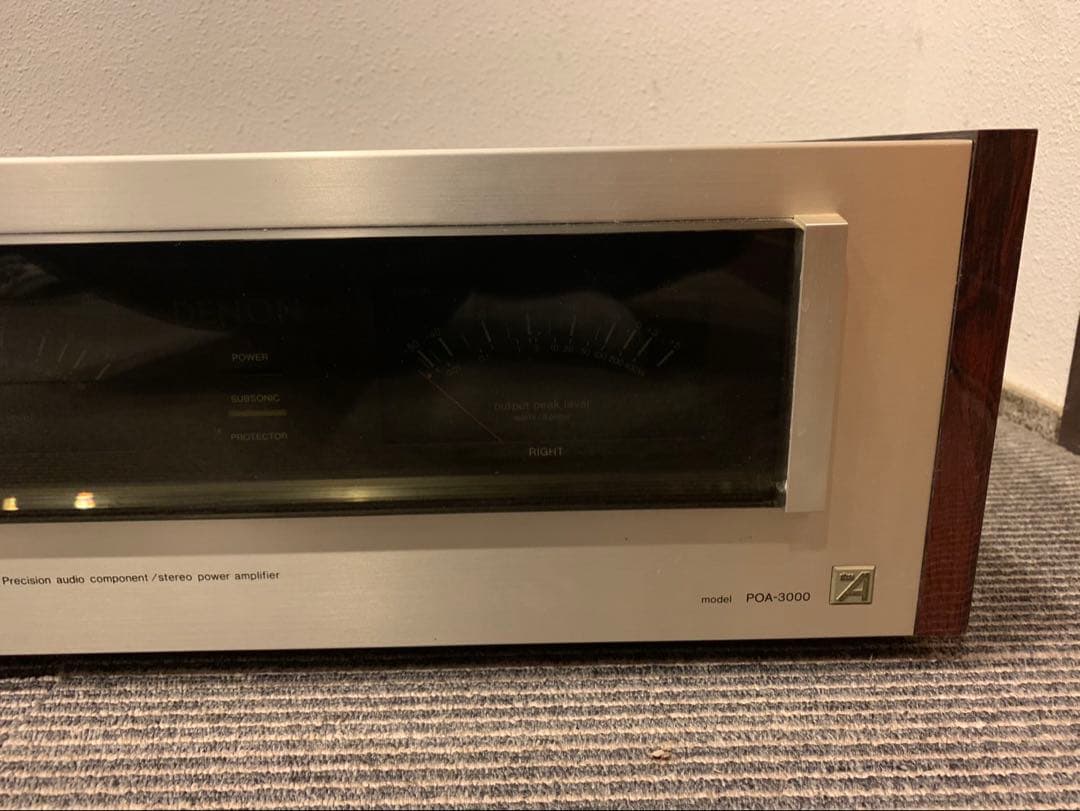 ジャンク品 DENON POA-3000 パワーアンプ