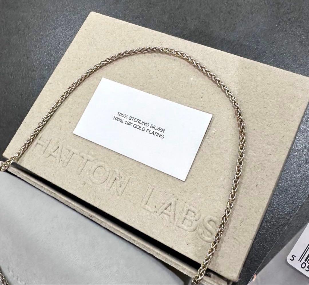 Hatton Labsロープチェーンネックレス　スターリングシルバー　925