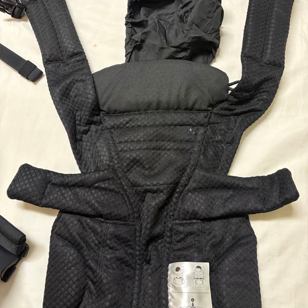 エルゴベビー オムニ ブリーズ 黒 未使用に近い 抱っこ紐 air メッシュ