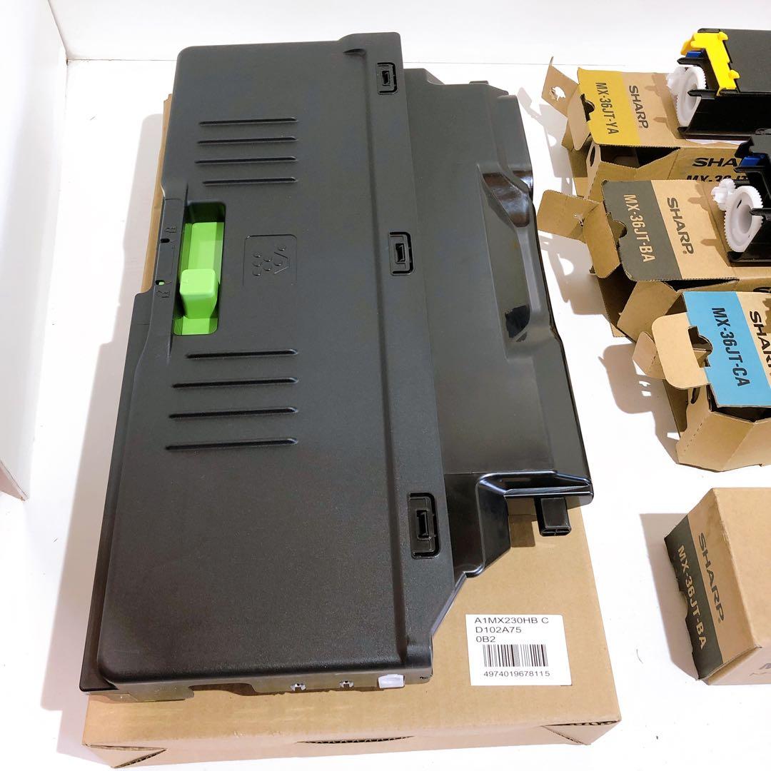 ☆SHARP シャープ トナー MX-36JT 3色セット+ トナー回収容器