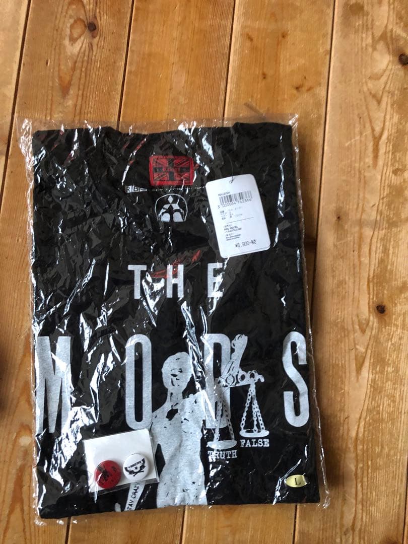 R*T様 新品未使用　THE MODS Tシャツ Lサイズ 缶バッヂ付　ブラック
