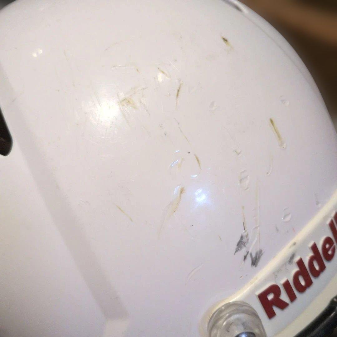 Riddell アメリカンフットボール ヘルメット ホワイト　Lサイズ