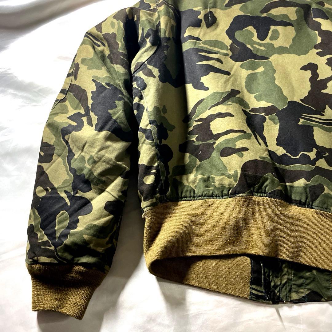 ポ*ポ様 希少　初期　EVISU エヴィス　フライトジャケット　カモフラ　MA-