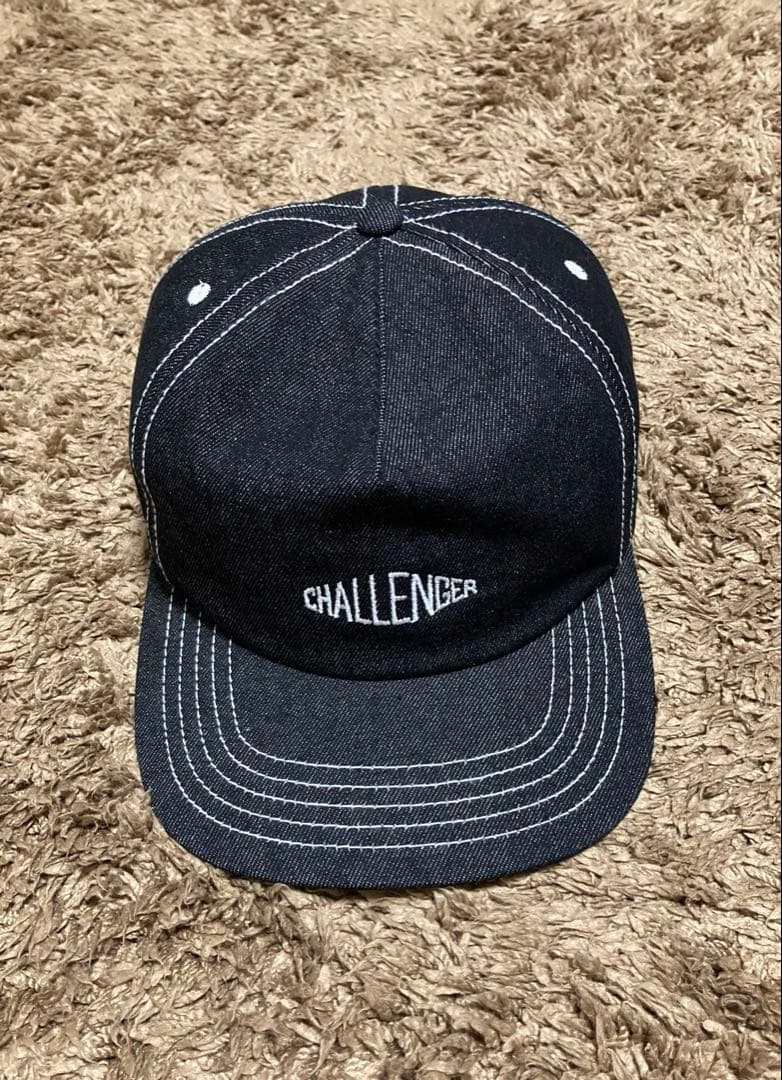 CHALLENGER チャレンジャー デニム ロゴ キャップ 帽子 インディゴ