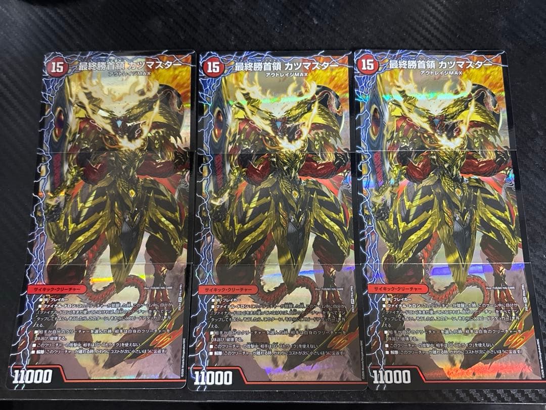 勝首領龍　カツドン　３枚セット