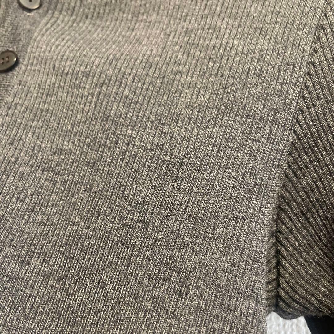 トップス AURALEE RIB KNIT SHORT CARDIGAN