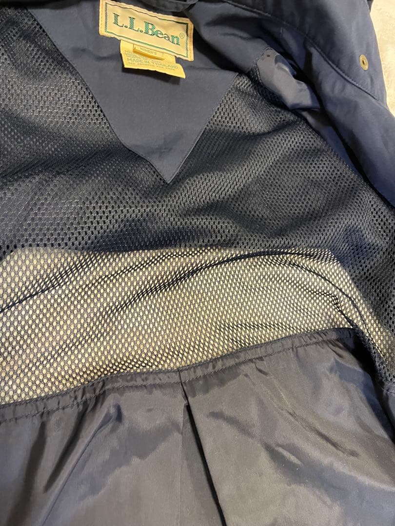 L.L.Bean ロングレインコート マウンテンパーカー ネイビー M 美品