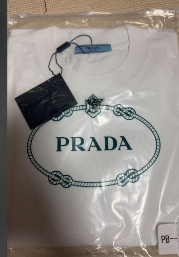 プラダ ホワイト Mサイズ 半袖 Tシャツ