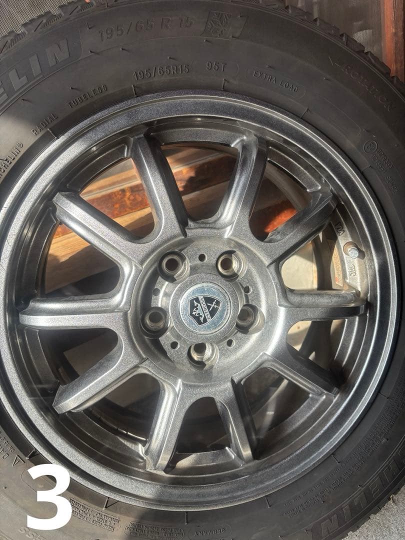 MICHELIN スタッドレスタイヤ 195/65R15 4本セット