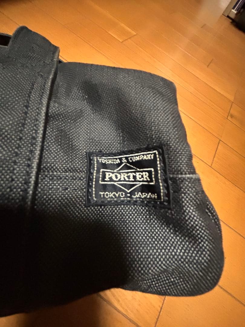 PORTER スモーキー ドラム ミニボストン 黒　ドラムバッグ