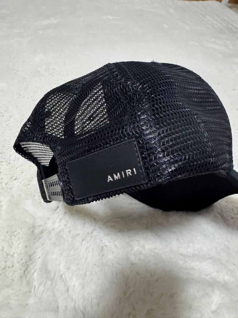AMIRI ブラック メッシュキャップ