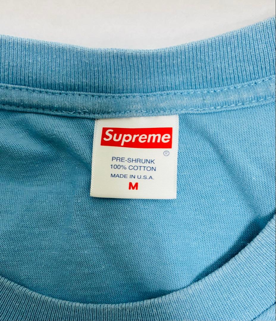 Supreme Tupac （2PAC）Tシャツ size M ブルー　中古
