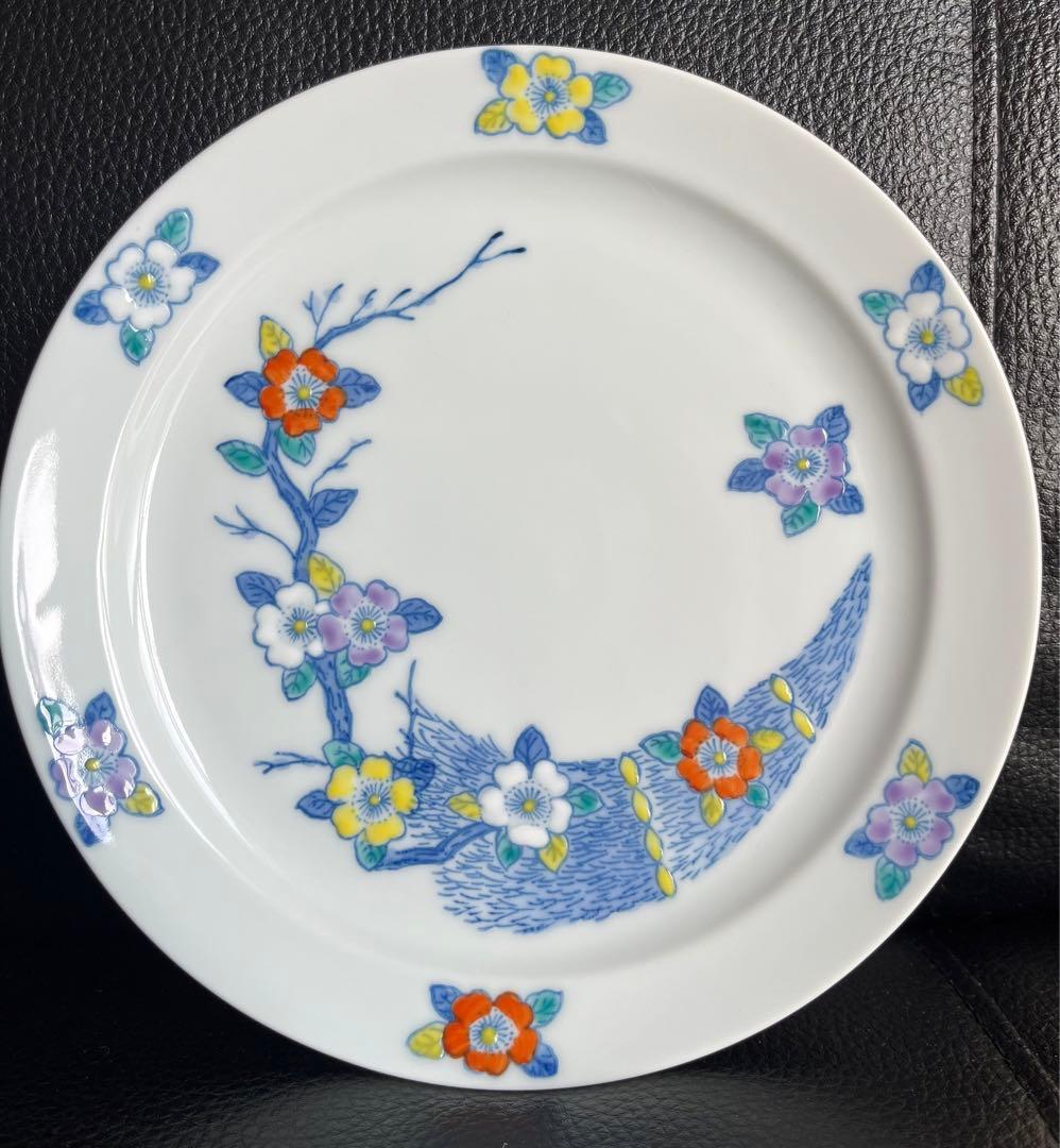 有田焼 花柄絵違い 5枚セット
