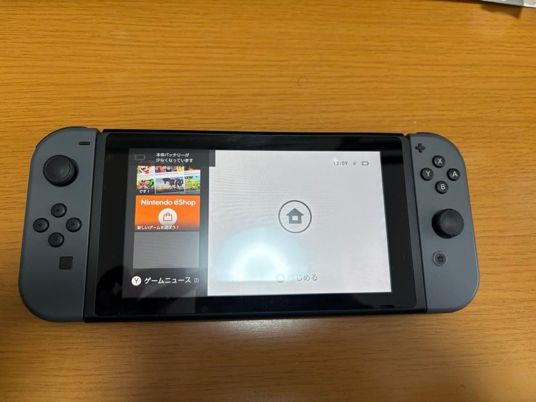Nintendo Switch 本体 グレー 任天堂スイッチ 付属品