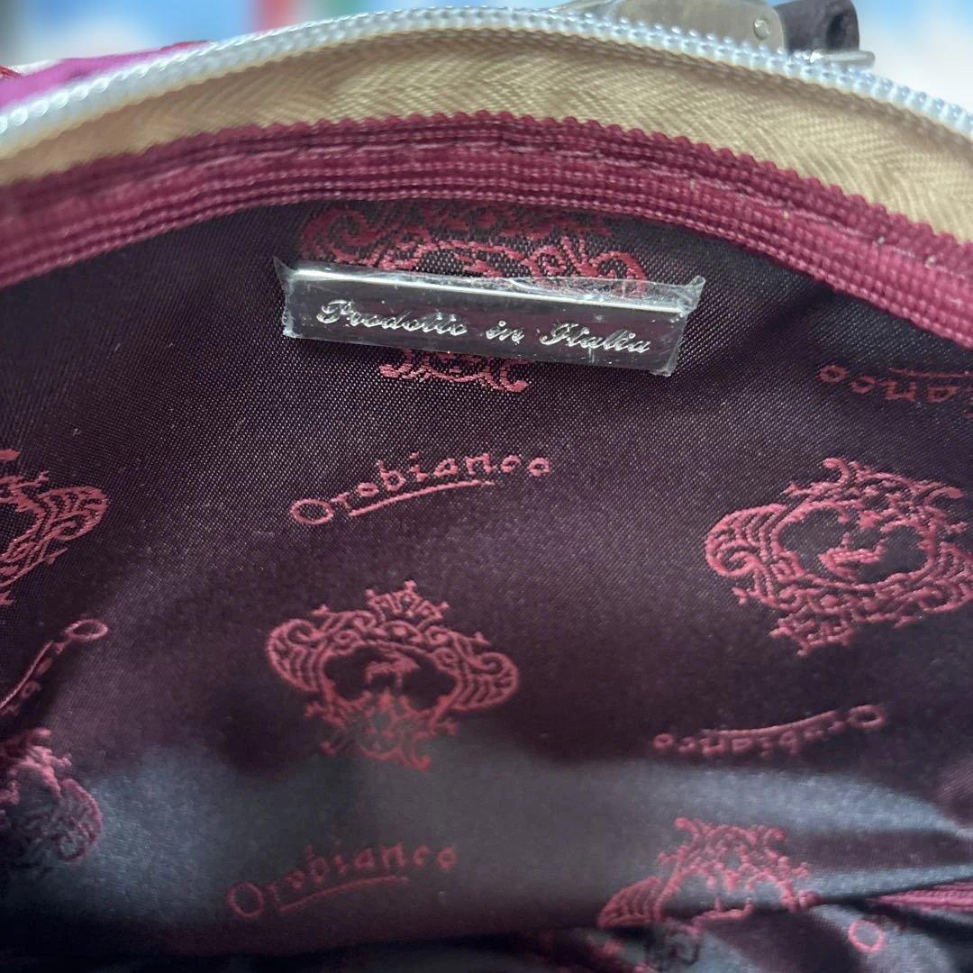 Orobianco ワインレッド ボディバッグ