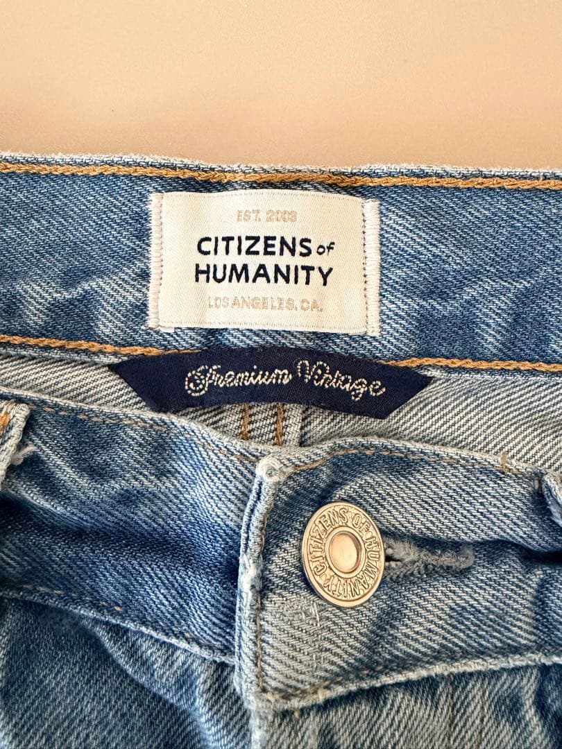 極美品CITIZENSofHUMANITY AYLA クロップドデニム24