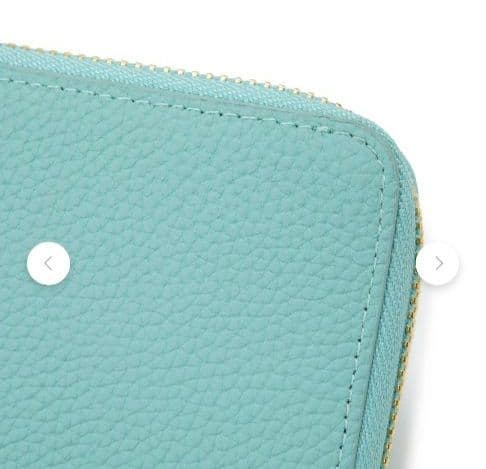 新品　タグ・保存袋付き　シュリンクレザー 二つ折り 財布　定価13,200円