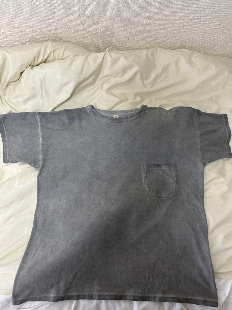 トップス T.T TAIGA TAKAHASHI CHARCOAL DYED GRAY