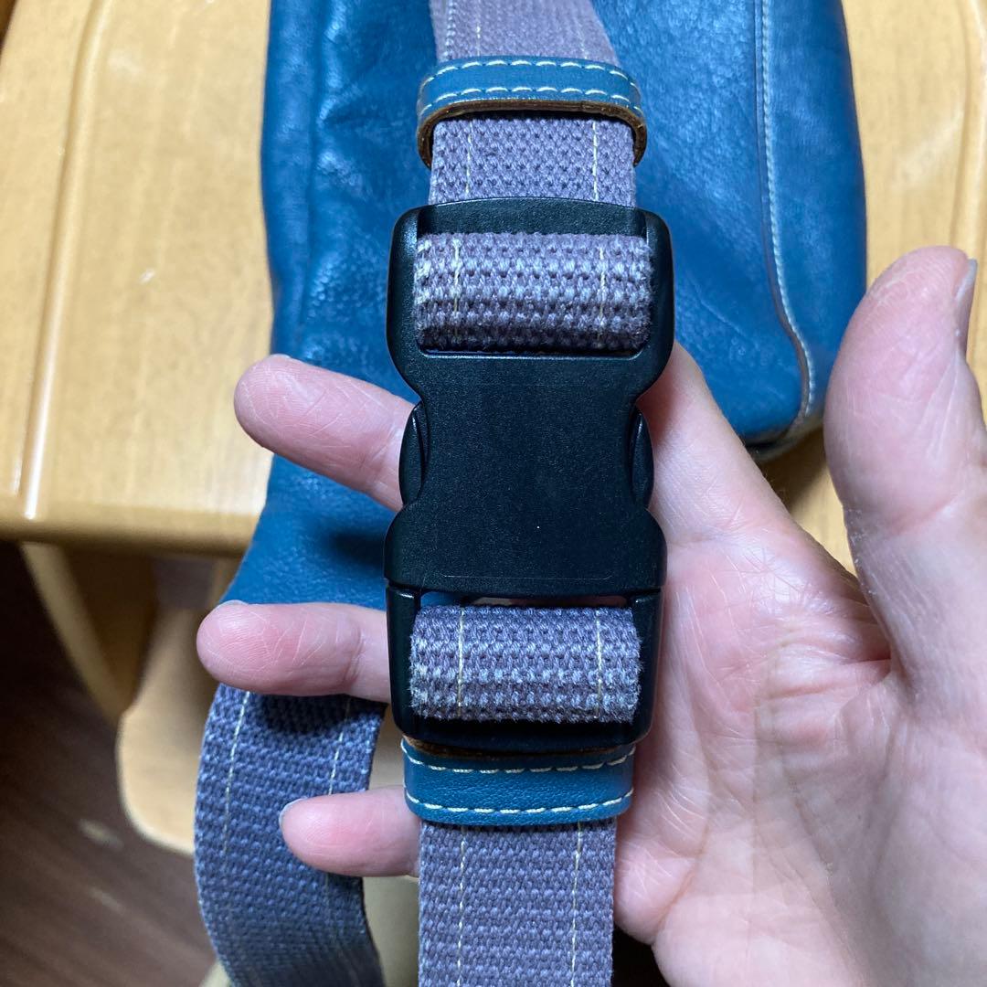 H*o様 PORTER ボディバッグ 青 レザー