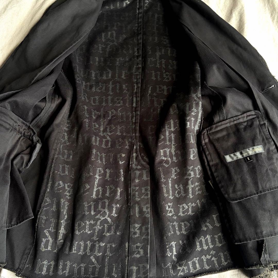 ジャケット・アウター 00s archive SCHLUSSEL Distressed Jacket