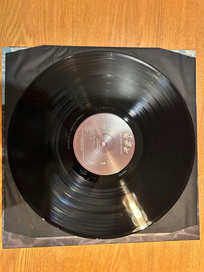 ニルヴァーナネヴァーマインド30周年記念盤中古レコードLP美品