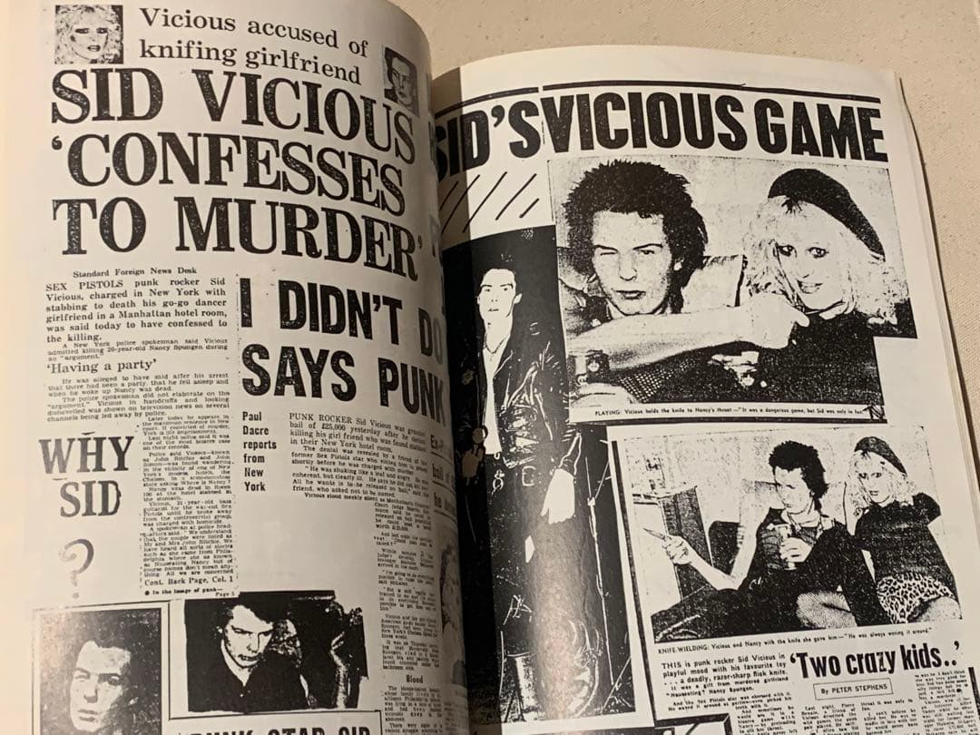 洋書 SID VICIOUS  / too fast to live … 写真集