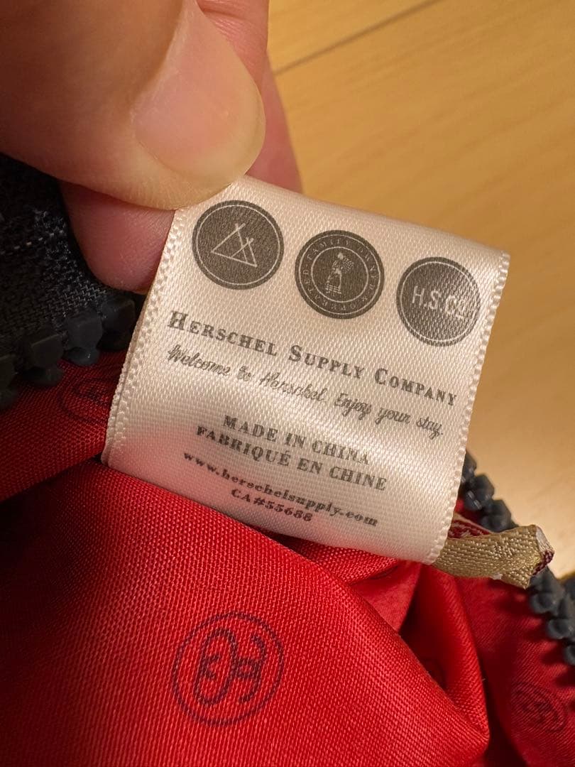 HERSCHEL×STUSSY ボストンバッグ ネイビー グラフィティプリント