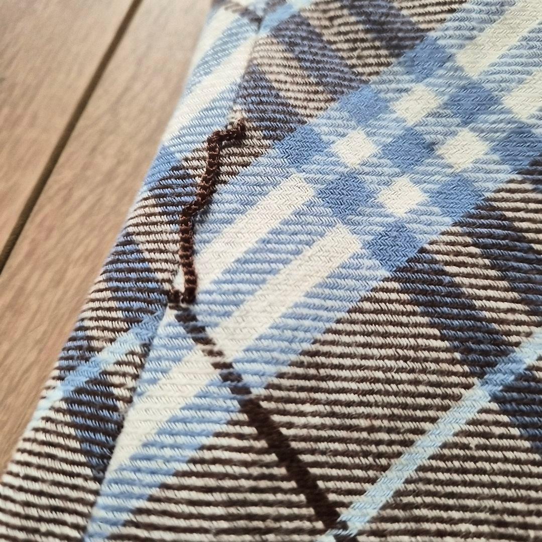 BURBERRY　ブルーレーベル　ワンピース　ノバチェック　綿　麻　S