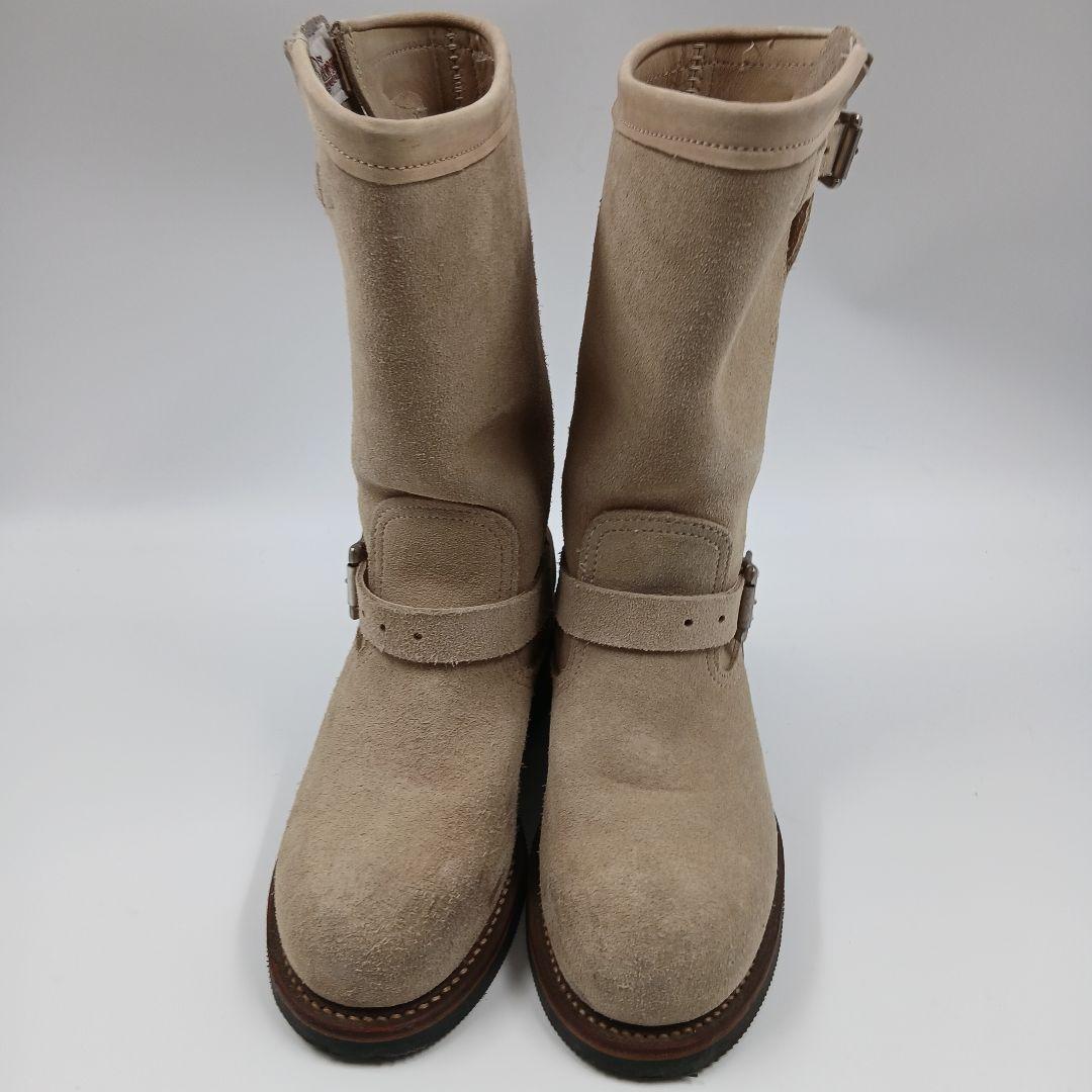 美品【CHIPPEWA】91071 エンジニアブーツ スエード 5E ビブラム