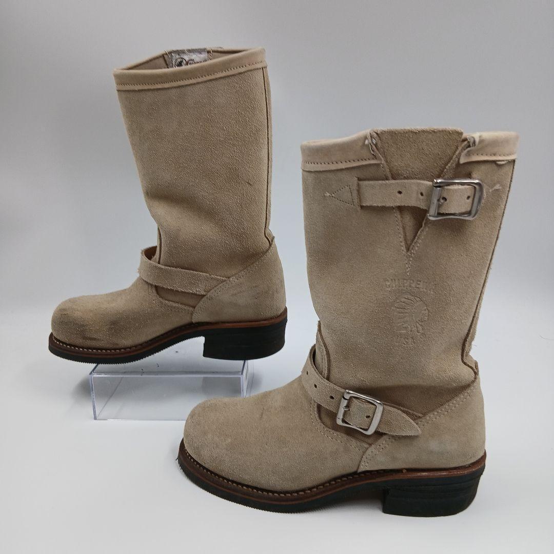 美品【CHIPPEWA】91071 エンジニアブーツ スエード 5E ビブラム