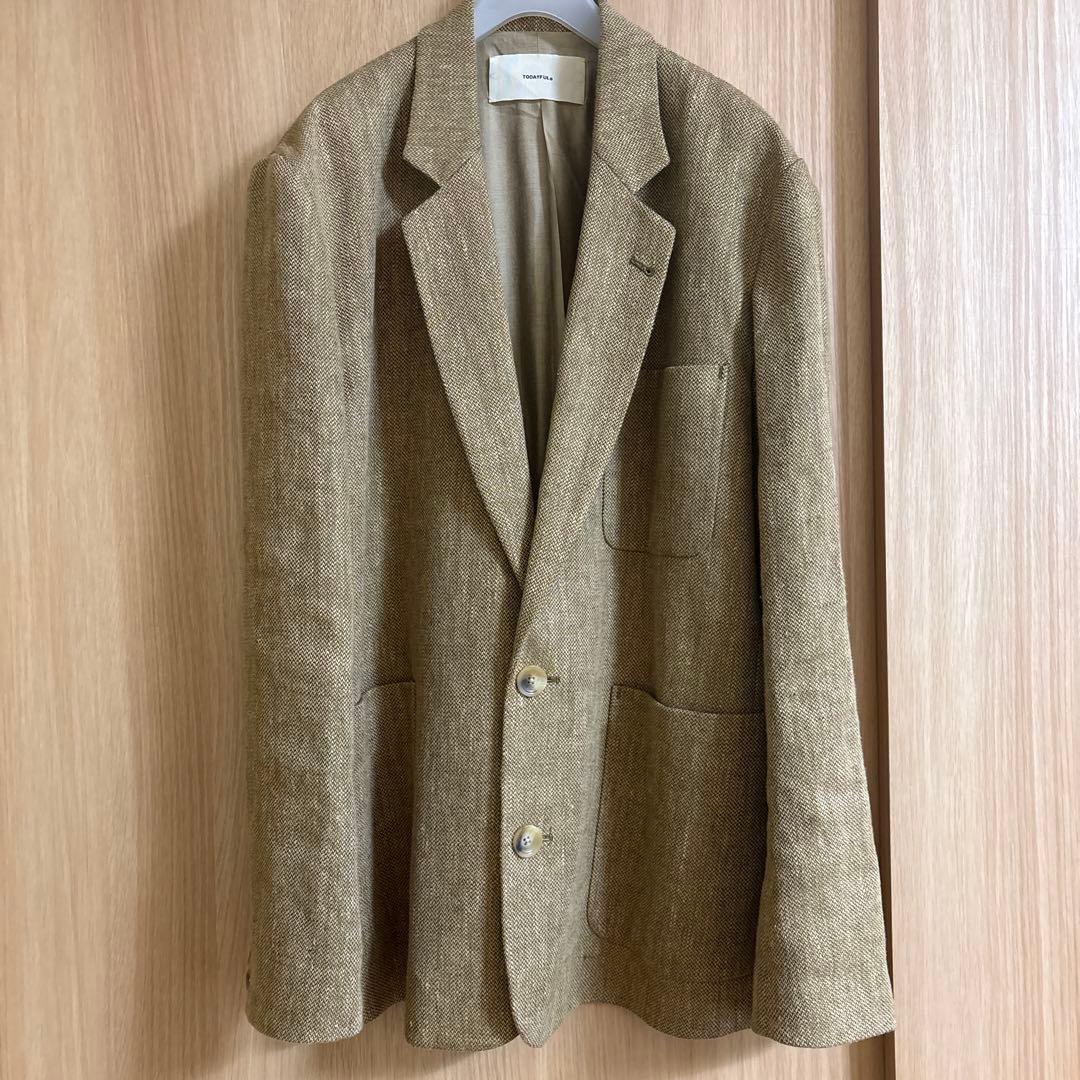 todayful ボーイフレンドリネンジャケット38