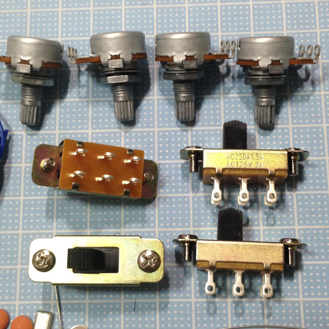 Fender jaguar フェンダー ジャガー 交換 パーツ ポット スイッチ