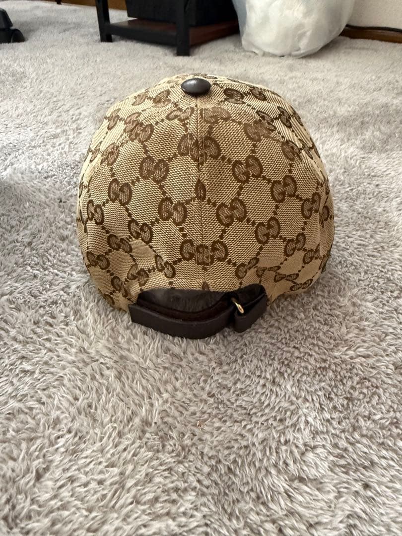 【箱付き・美品】GUCCI グッチ キャップ 帽子 正規品 ブラック メンズ