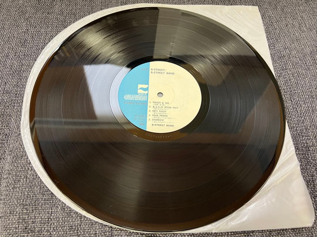 B-STREET BAND B-STREET 1981年　LP邦楽AF-7029