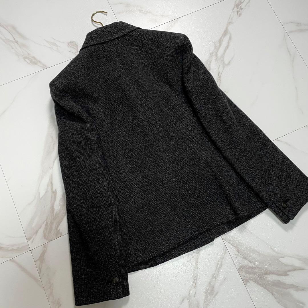 24AW✨セオリーリュクス ダブルジャケット ヘリンボーン ダブルブレスト 38