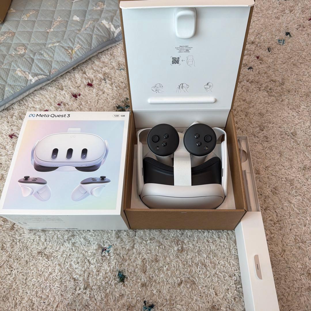 り*ま様  Quest 3 128GB VRヘッドセット 箱付き