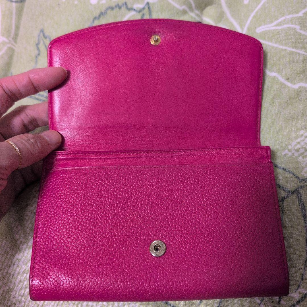 CHANEL 二つ折り財布 ピンク