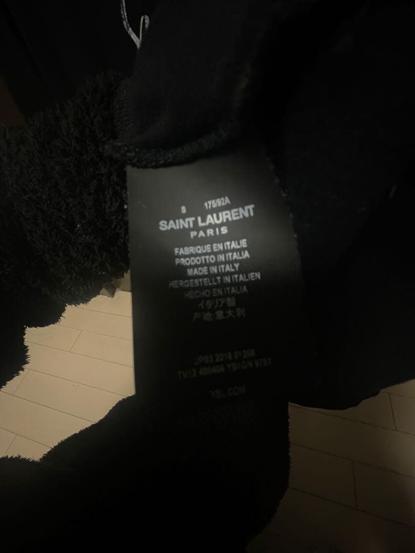 SAINT LAURENT ブラック Tシャツ S