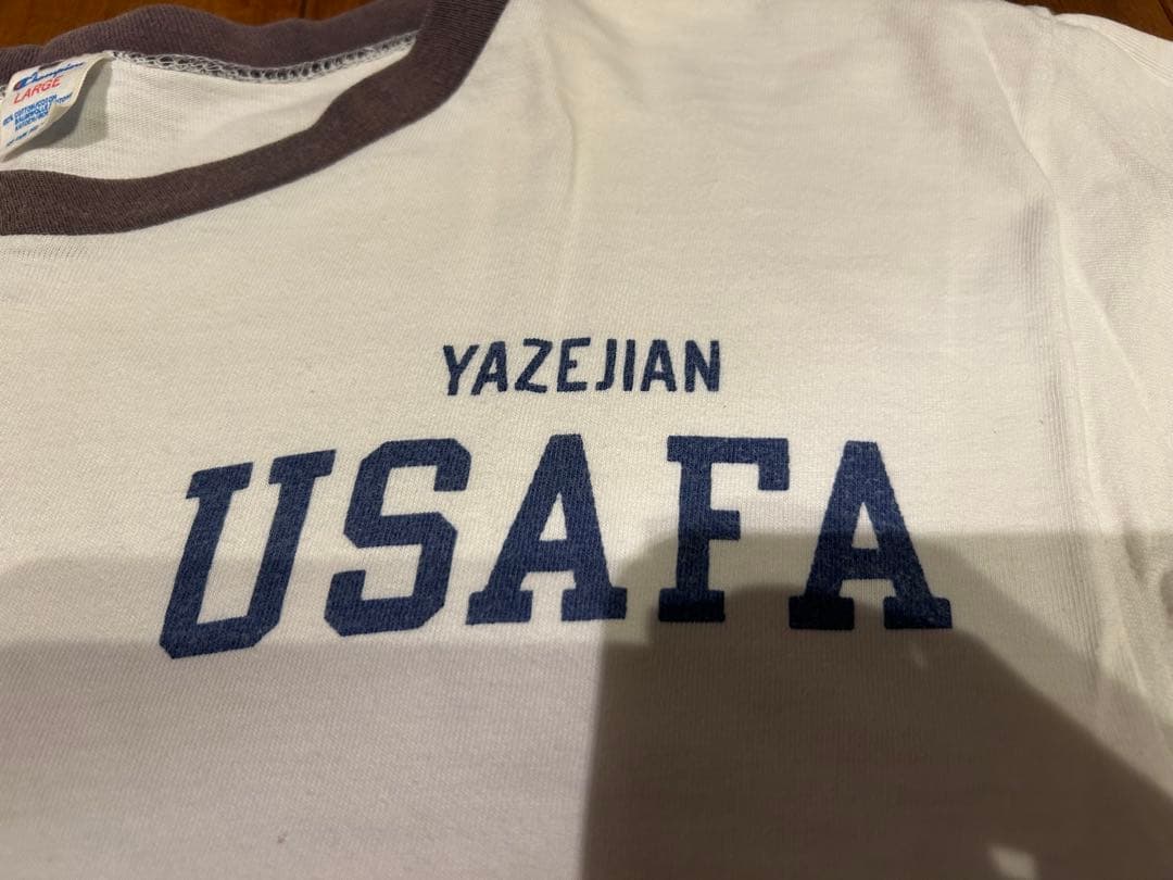 vintage 80's Champion USAFA リンガーTシャツ