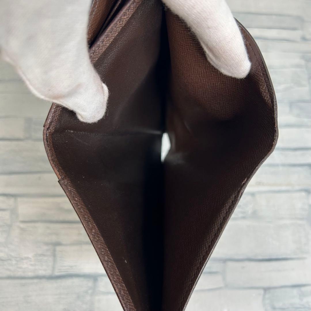 極上美品　70 VUITTON ルイヴィトン　ダミエ　三つ折り財布　ct6